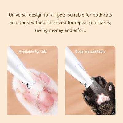 Rechargeable Pet Nail Grinder with LED Light