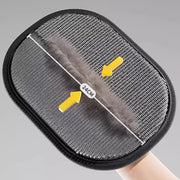 reusable dog brushing mitt