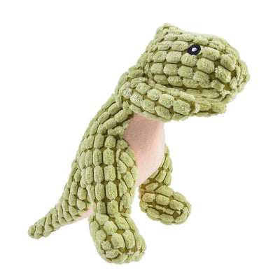 Plush Dinosaur Dog Toy