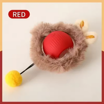 Automatic Rolling Cat Ball Toy with Tail