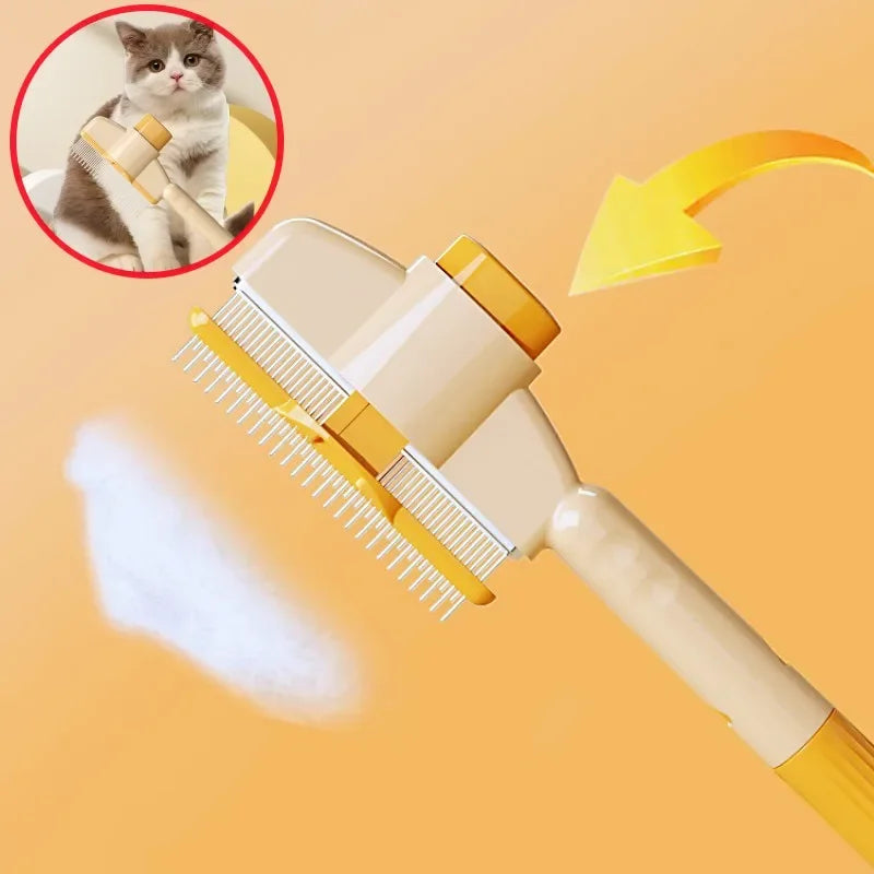 Self-Cleaning Grooming Comb